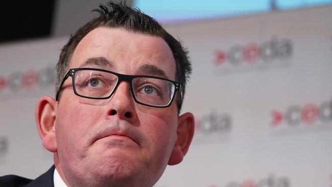 Victorian Premier Daniel Andrews speaks during the 2018 State of the State address in Melbourne, Wednesday, August 15, 2018. (AAP Image/Stefan Postles) NO ARCHIVING