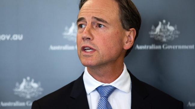 Greg Hunt insists the rollout is on track. Picture: NCA NewsWire / Sarah Matray –