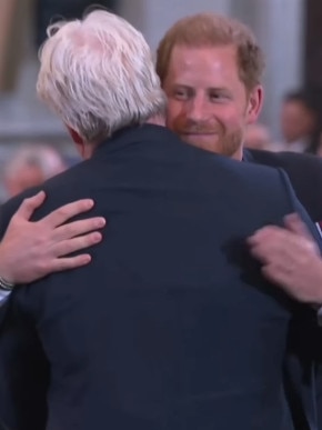 Spencer recently pictured hugging nephew Prince Harry at St Paul's Cathedral in May.