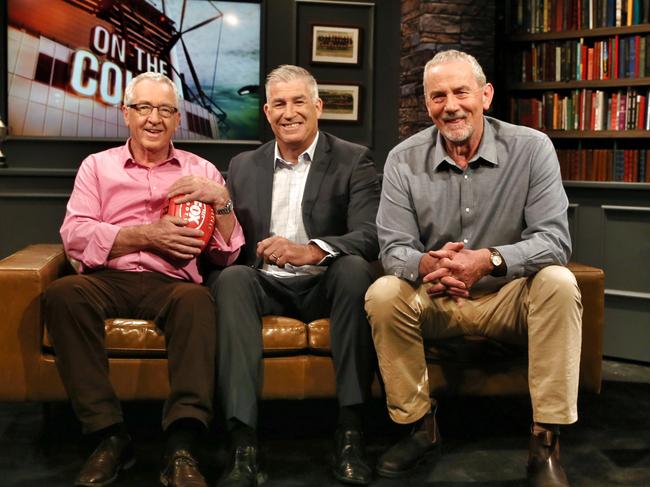 Sheahan, Healy and Walls were the original On The Couch trio. Picture: Michael Klein