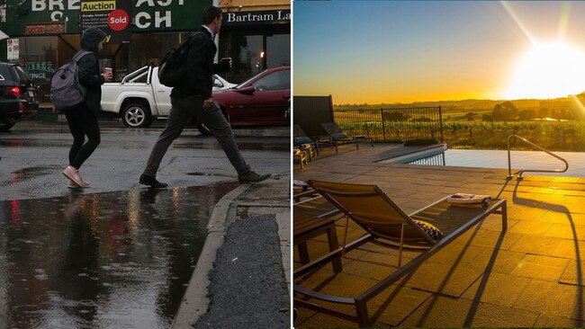 Victorian rain or a gorgeous Barossa sunset?