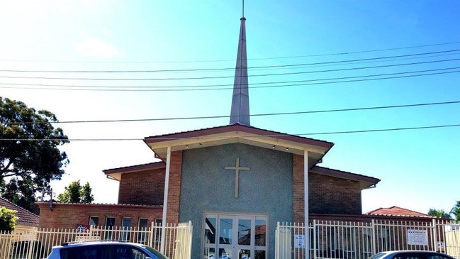 St Thomas’ Anglican Church' in Auburn was damaged in a fire on Thursday. Picture: Facebook