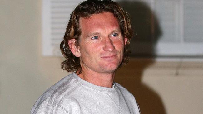 James Hird stakeout. We believe Hird arrived back in Melbourne yesterday from (Tuesday. Picture: Norm Oorloff