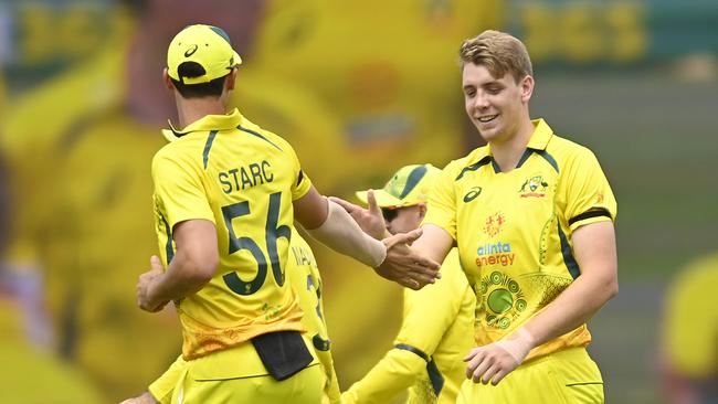 Cameron Green of Australia. Photo by Ian Hitchcock/Getty Images