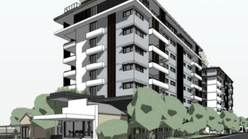 Artist impression of the 68-unit project from Simac Enterprises at Wynnum, which has been put on hold.