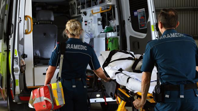 A man was rescued at a popular fishing spot in the Whitsundays after he fell head first in the water. Picture: Brendan Radke