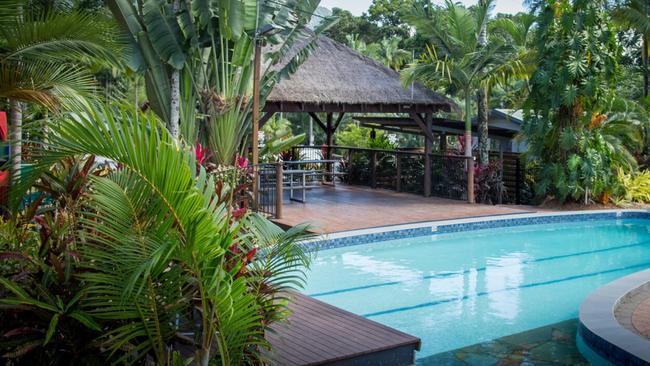 Cairns Cool Waters Tasman Holiday Parks is a favourite among visitors on TripAdvisor who love the park's greenery and tropical environment. Picture: Tasman Holiday Parks