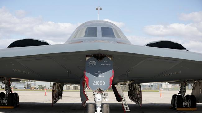 The 110th Expeditionary Bomb Squadron consisting of United States Air Force (USAF) B-2 Spirit stealth bombers, aviators and equipment from the 509th Bomb Wing and 131st Bomb Wing are currently operating out of Royal Australian Air Force (RAAF) Base Amberley. Photo: Steve Pohlner