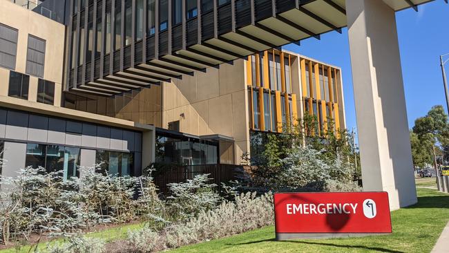 Bendigo Health emergency department at the hospital on Barnard St.