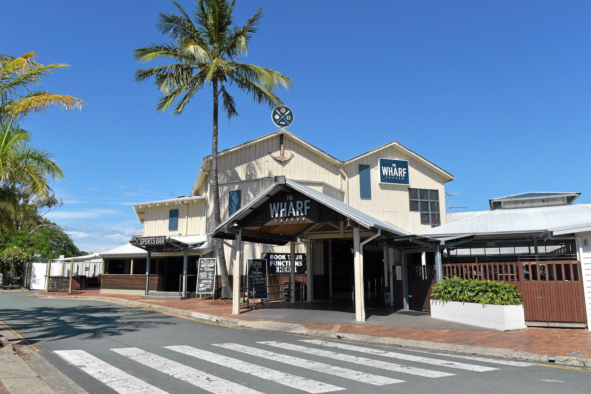 Dirk Long (left) and Matthew Evans have new plans to develop the Wharf complex at Mooloolaba.Photo: Warren Lynam / Sunshine Coast Daily. Picture: Warren Lynam