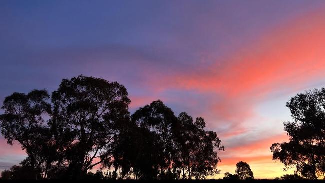 Mr Textor’s sunset photo.