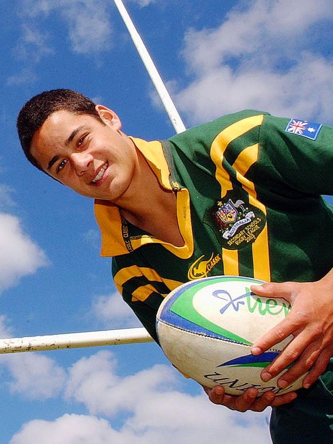 Jarryd Hayne in 2003. Picture: Robert Pozo