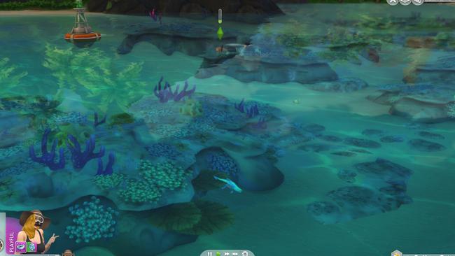 Water-loving sims will particularly enjoy being able to go snorkelling and scuba diving.