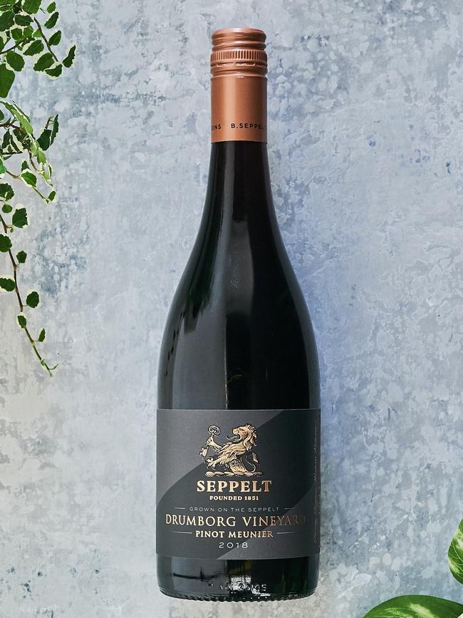 Seppelt Drumborg Vineyard Henty Pinot Meunier 2018. Picture: Jette Cheung.