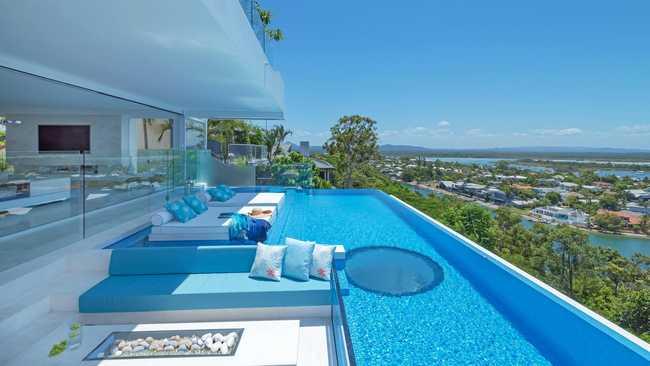 A luxurious Natasha Avenue home has achieved a record $10 million for a Noosa Hill property. Picture: Contributed