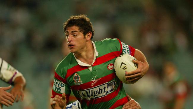 NRL - Rugby League - South Sydney Rabbitohs v Brisbane Broncos at Aussie Stadium, Sydney. 28-8-04. Pic Brett Costello.