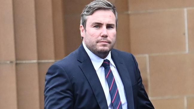 SYDNEY, AUSTRALIA - NewsWire PhotosApril 27, 2022:  Adam Cranston during the trial of Plutus Payroll syndicate that allegedly defrauded $140 million dollars from the Commonwealth.Picture: NCA NewsWire / Jeremy Piper