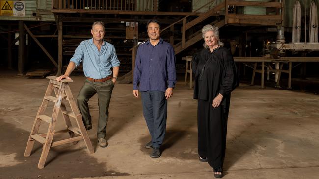 Inside NORPAÃ¢â¬â¢s vision for a new home, The Joinery. Julian Louis, left, John Choi, and Libby Lincoln. Picture: Kurt Petersen