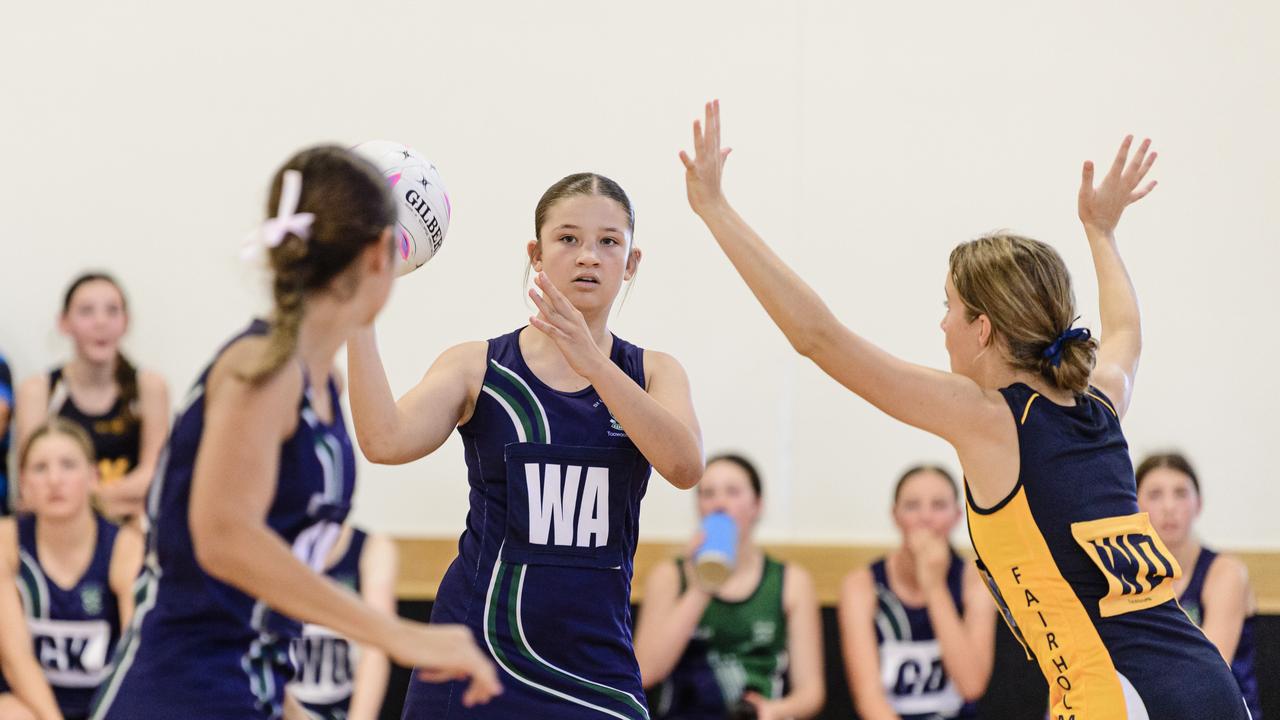 Makayla Ireland of St Ursula's in the Laura Geitz Cup netball carnival at The Glennie School. Pictures: Kevin Farmer