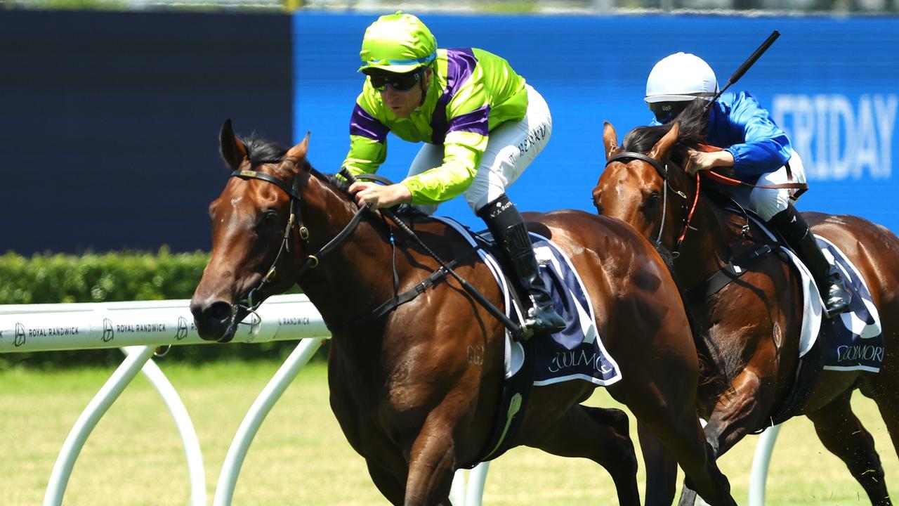 Pallaton and Tommy Berry cruise to an impressive debut victory at Randwick. Picture: Getty Images