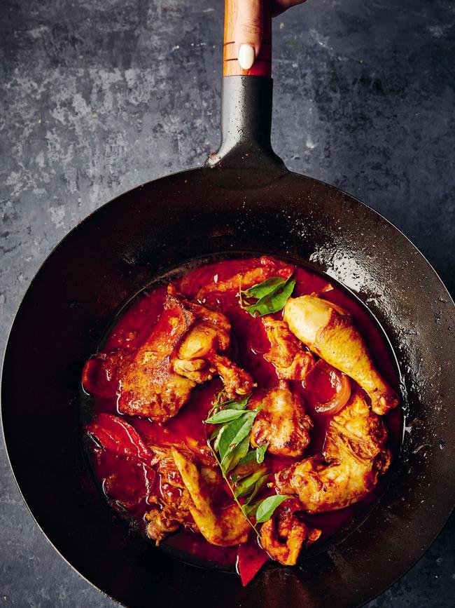 Ayam Masak Merah is a deeply flavoured wok-made casserole from Malaysia. Photography: Armelle Habib 2024