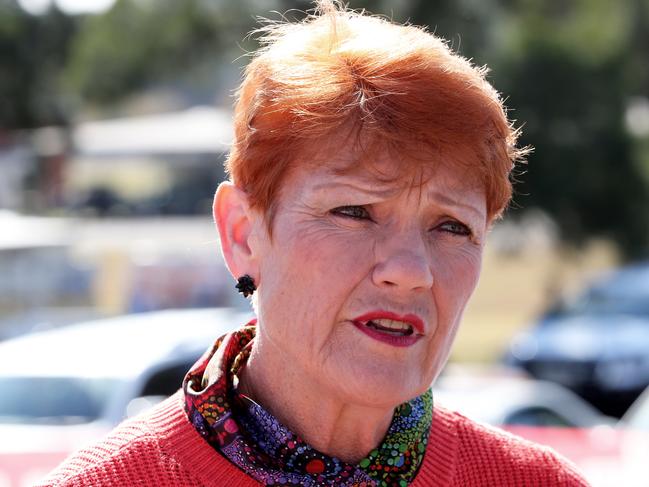 Pauline Hanson. Picture: Peter Lorimer.