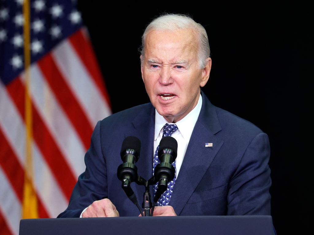 Joe Biden still maintains he’s running again. Picture: Getty