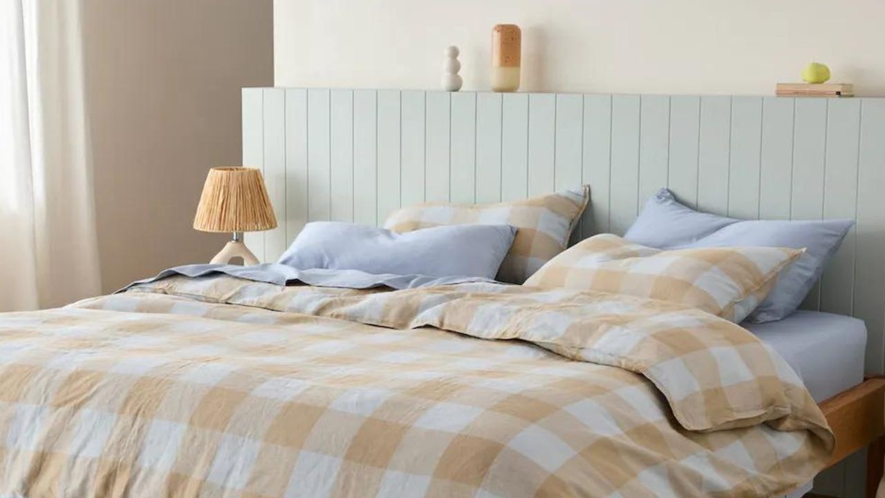 Naturally breathable and super soft, these cotton sheets have never made the bed look more inviting. Picture: Castlery.