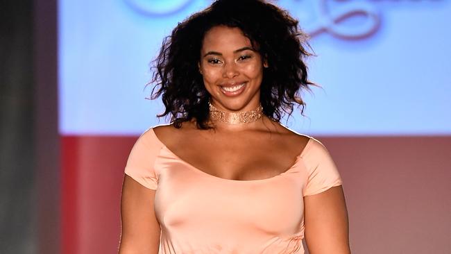 A model walks the runway during SWIMMIAMI Sports Illustrated Swimsuit 2018 Collection. Picture: Frazer Harrison/Getty