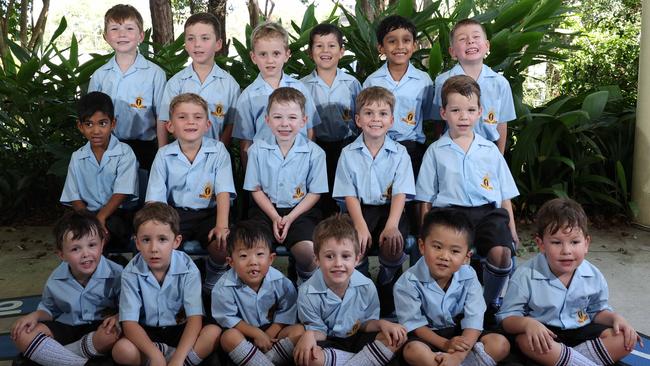 My First Year: TSS Prep RB. Front row: Bryan, Luca, George, Ari, Max, Joshua. Middle row: Sason, Marco, Harvey, Asher, William. Back row: Henry, Harrison, Jack, Nicos, Arjun, Lincoln. Picture Glenn Hampson.,