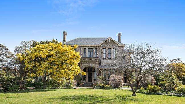 The Yaloak Estate mansion at Ballan, outside Melbourne.