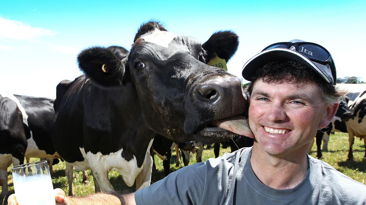 Flowerdale dairy farmer Travis Dick