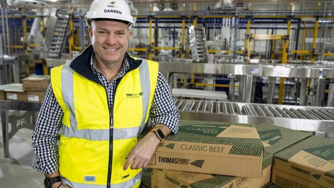 Old scholar and Thomas Foods International group managing director Darren Thomas has partnered with Westminster to develop the impressive new learning facility. Picture: Tom Roschi Photography