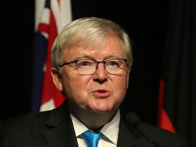 Former PM Kevin Rudd attending a breakfast to mark the 10th Anniversary of the National Apology to AustraliaÕs Indigenous Peoples at Parliament House in Canberra. Picture Kym Smith