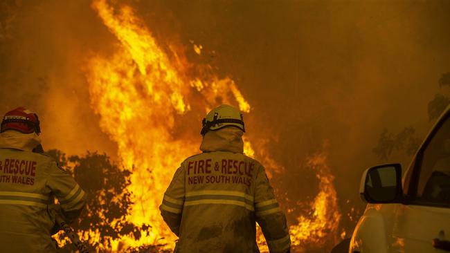 Residents near bushfire-prone areas are being urged to be vigilant and consider their plans if fires flare up. Picture Gary Ramage