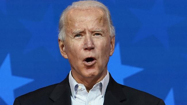 Democratic presidential nominee Joe Biden is now closing in on victory in the US election. Picture: AFP