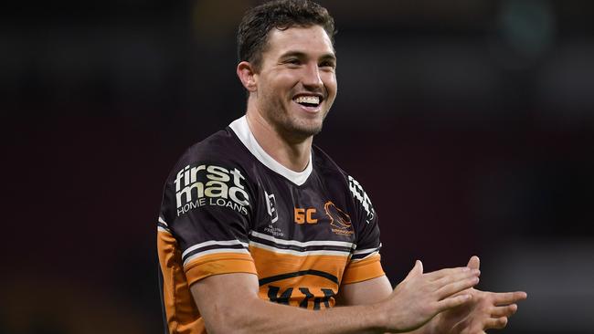 Corey Oates was one of the Broncos players at the Everton Park hotel on August 1. (Photo by Albert Perez/Getty Images)