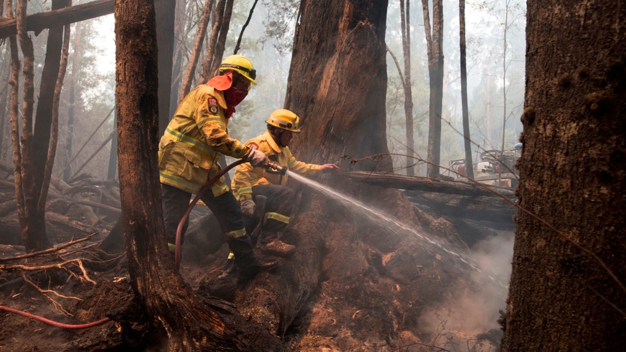 Focus shifts to Tasmania's south as bushfires continue to burn