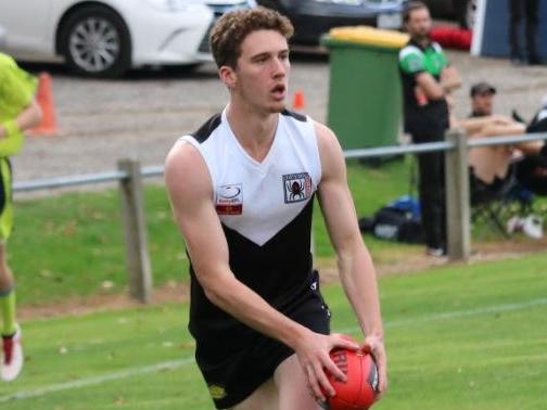 Ringwood forward Jayden Cairns in action in the Eastern Football League (EFL). Picture: Teagan Cairns