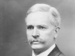 Andrew Fisher, who became Australian Prime Minister for the first time on November 13, 1908. As war in Europe was breaking out, he pledged during an speech for his third re-election that Australia would defend Britain "down to our last man and our last shilling". Picture: Courtesy of Australian War Memor