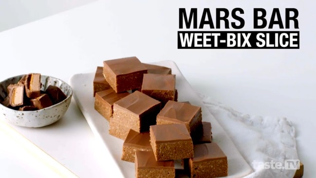 Mars Bar Weet-Bix Slice