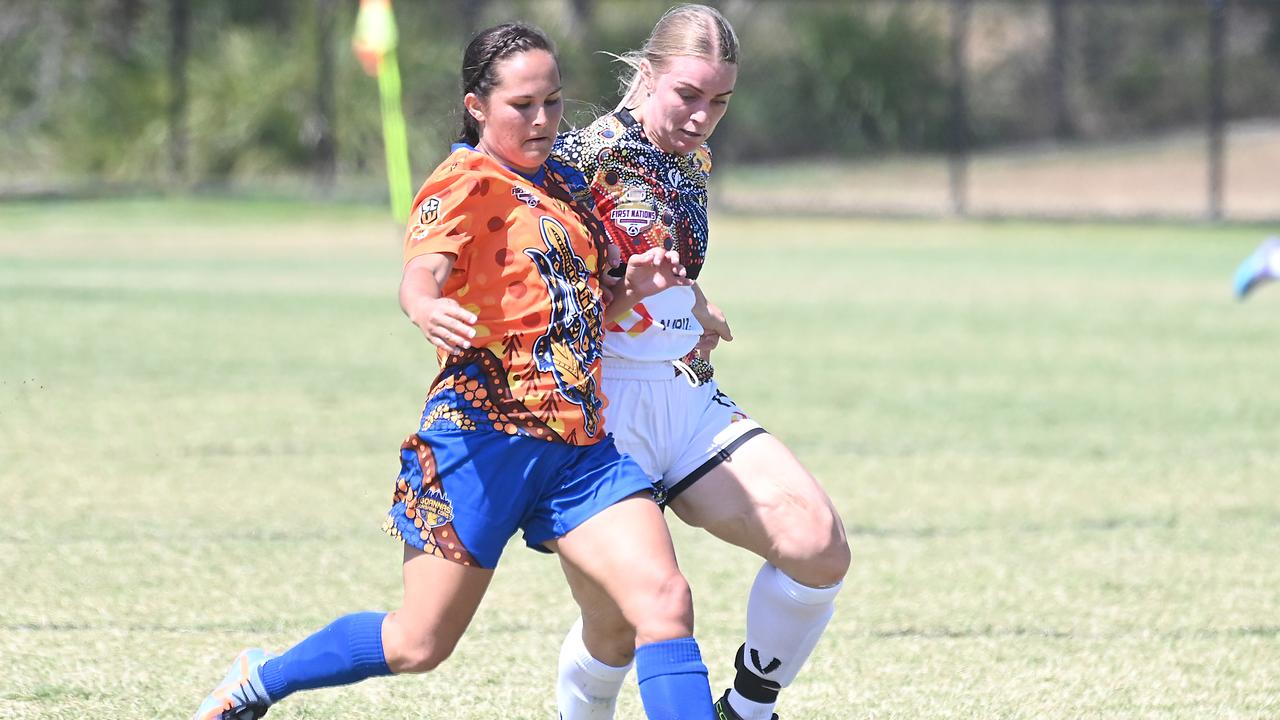 Queensland Indigenous Football's First Nations Indigenous Football Cup Thursday November 2, 2023. Picture, John Gass