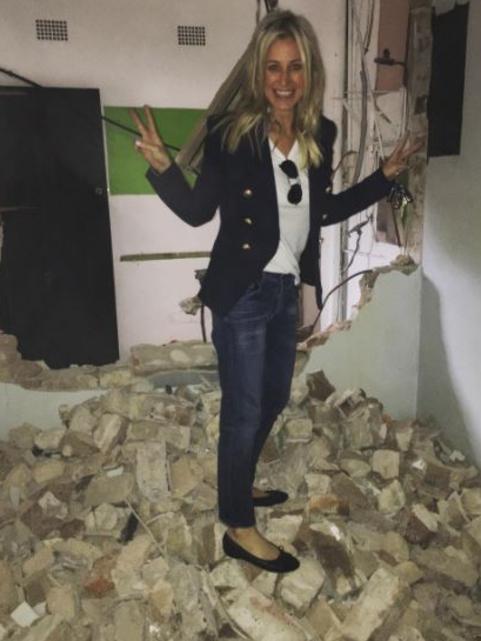 Roxy Jacenko inside her Paddington building.