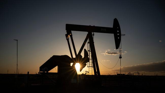 The escalating conflict in the Middle East has pushed global oil prices about $US91 a barrel. Picture: AFP / Paul Ratje.