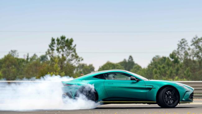 Before I unfurl the churl, I should say there is a lot I like about this Aston Martin – most of those things don’t involve driving it. Picture: Supplied