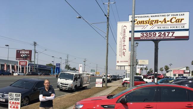 ConsignA-Car owner Yvette Cottrill has led the fight against the transitway.