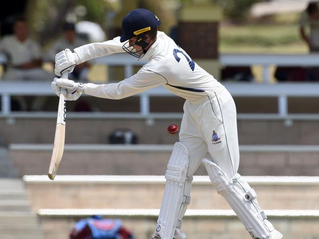 All-rounder Jack Sinfield in action for TSS last season. Picture: Steve Holland