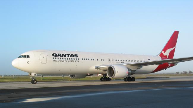 Qantas operated the Boeing 767 on both domestic and international flights.