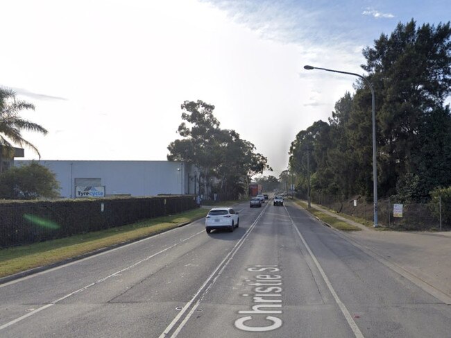 A woman and a child were involved in a crash in St Marys. Picture: Google