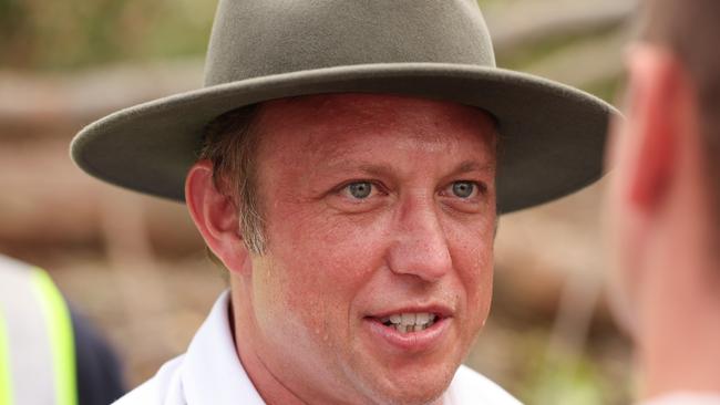 Premier Steven Miles, who visited the ADF assisting at the Gold Coast following ferocious storms before visiting the Far North, which experienced floods exceeding the 1977 disaster from December 14 to 17, announced a $5m tourism recovery package in Cairns on Friday. Picture: Adam Head